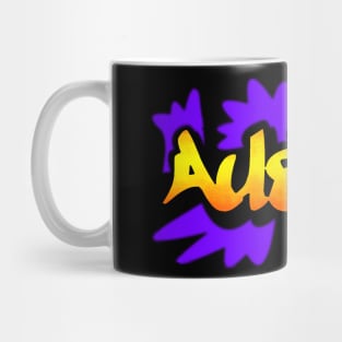 AUSTIN Urban Street Graffiti Style Name Piece Mug